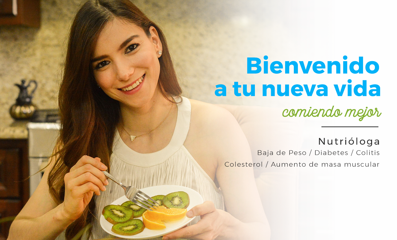 Anaid Nutrióloga preparando alimentos saludables